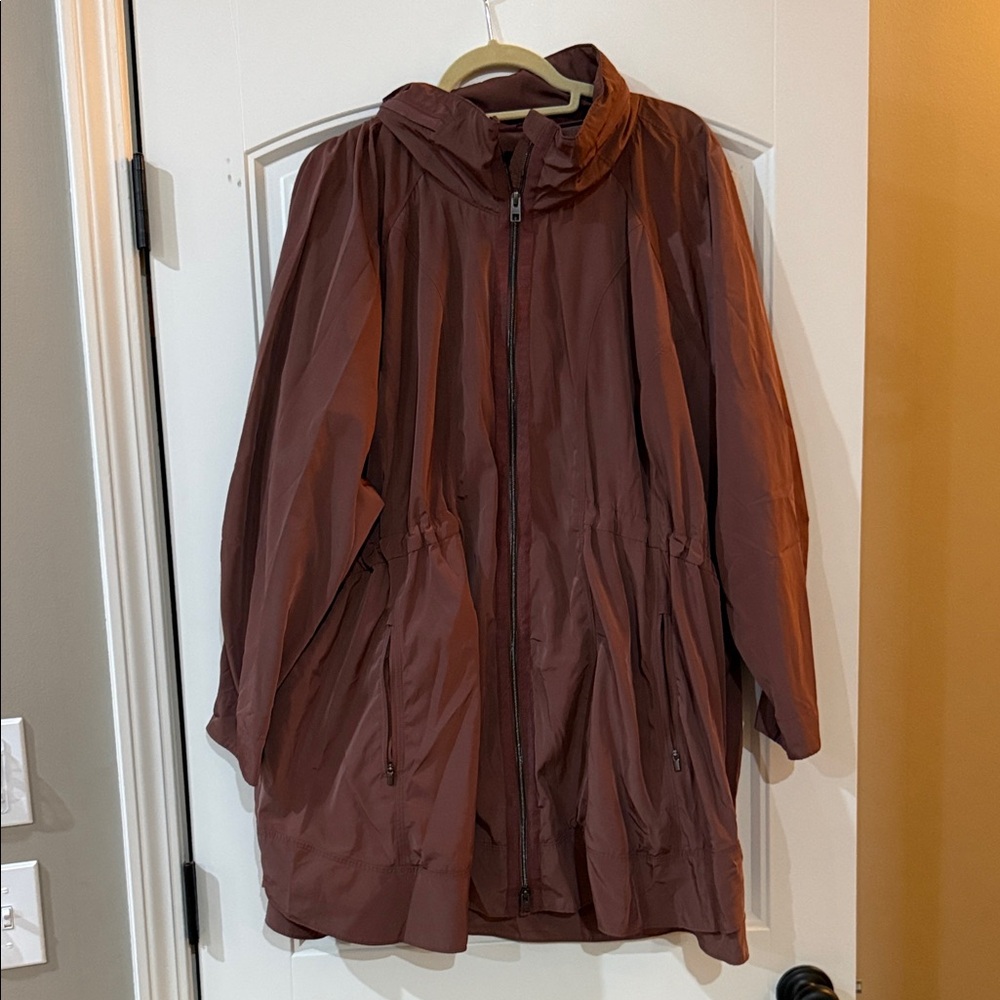 Athleta Brown Hooded Jacket